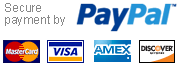Secure online payment powered by Paypal